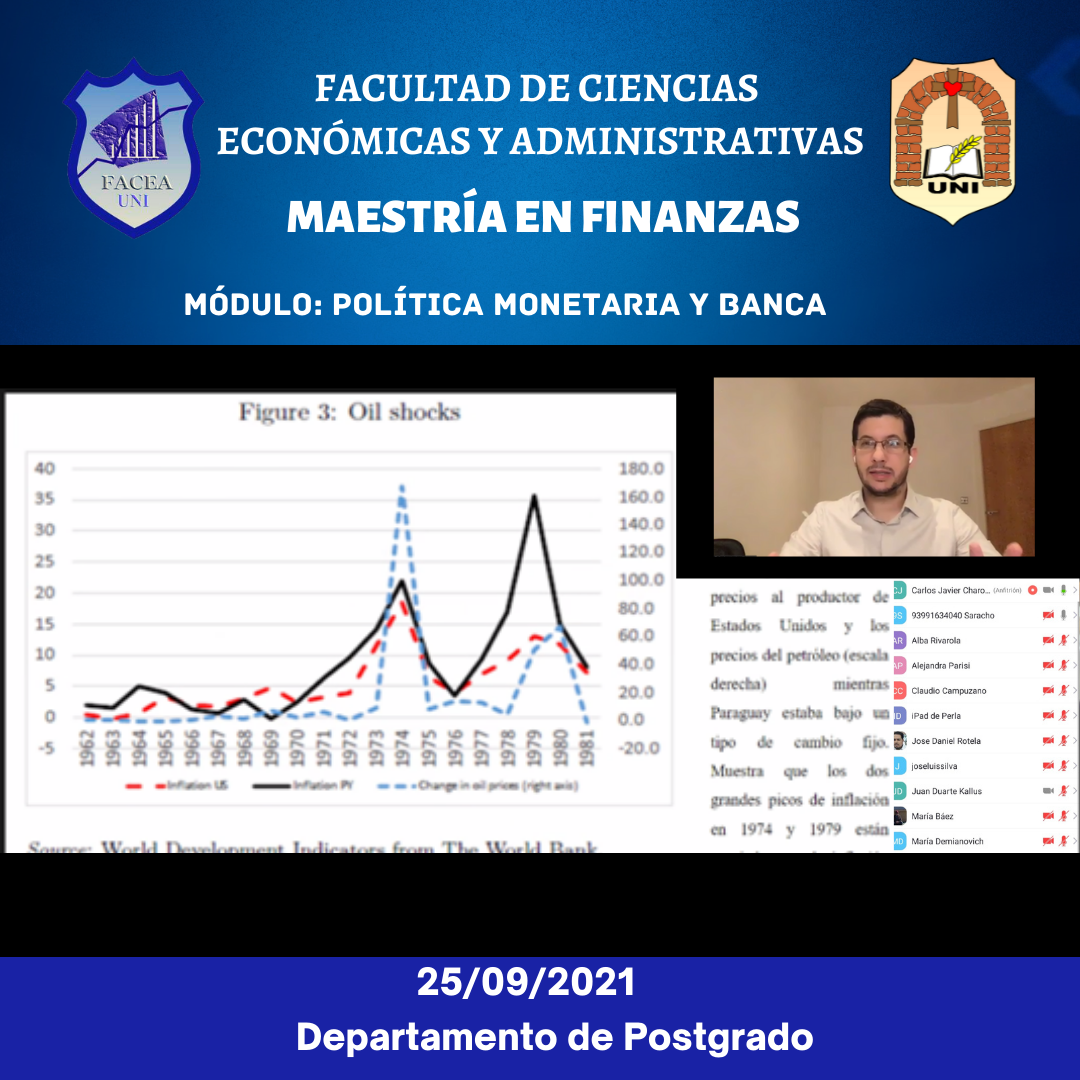 Maestría en Finanzas – Facultad de Ciencias Económicas y Administrativas